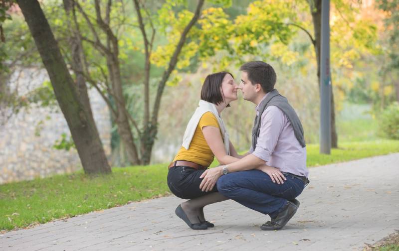 Nóra és Kálmán őszi jegyes képei