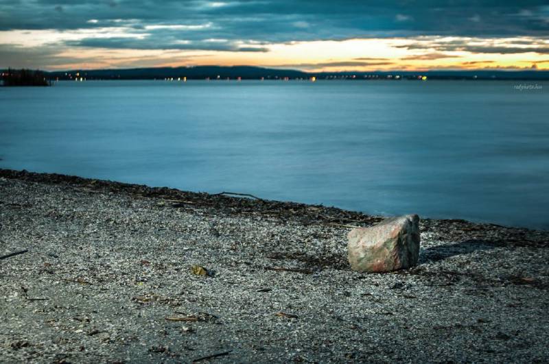 Naplemente a Balatonnál