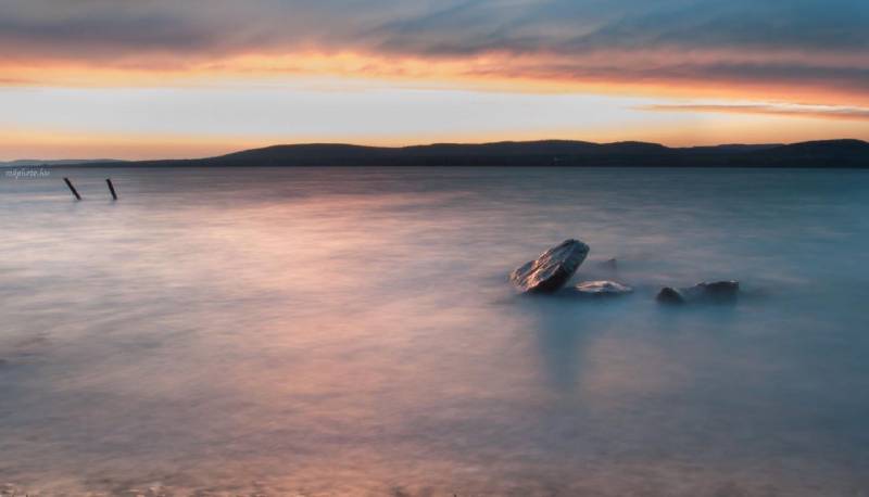 Naplemente a Balatonnál
