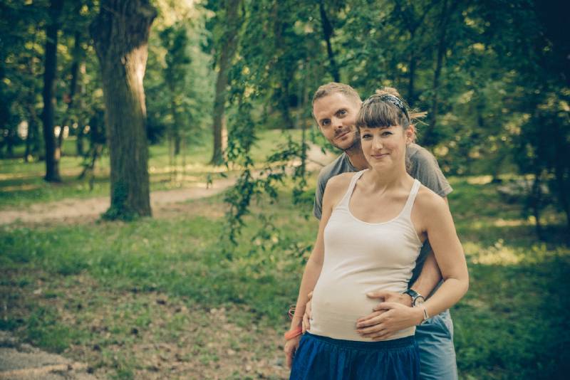 Petra, Péter és a pocakban Anna